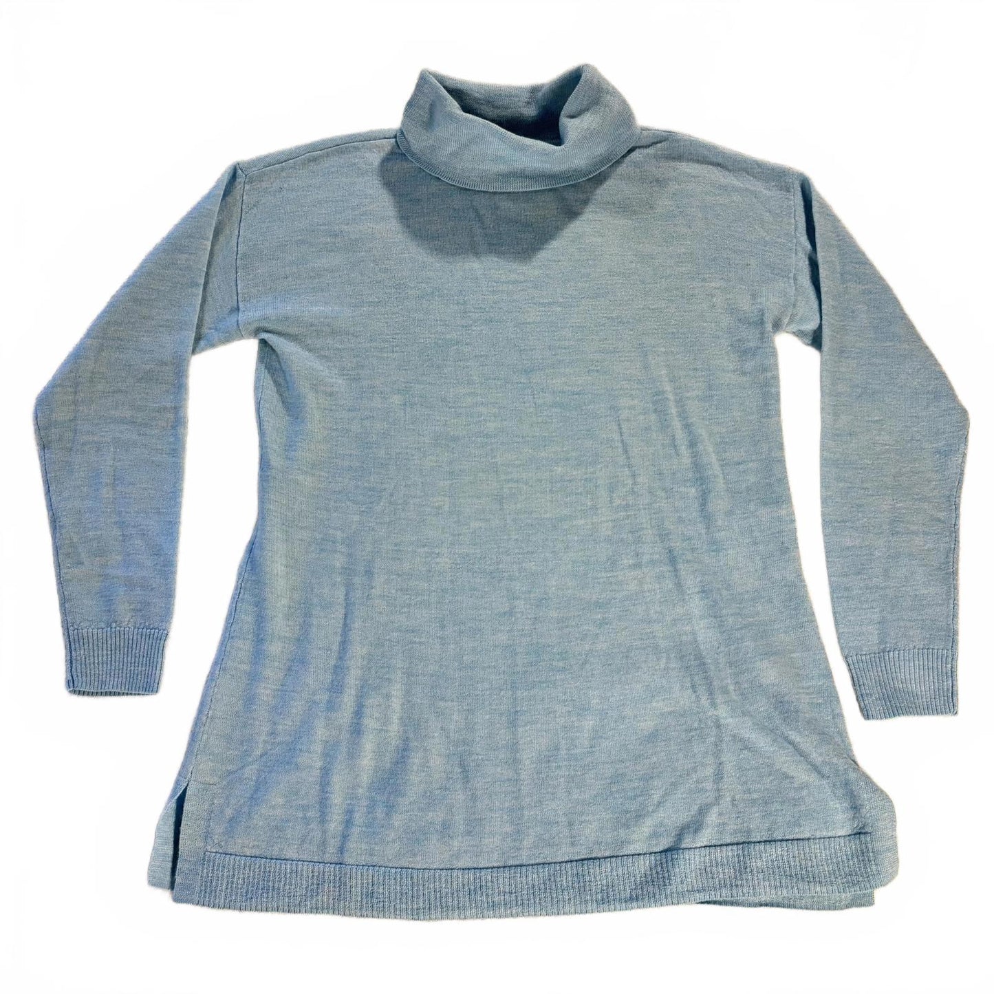 Talbots Women's 100% Merino Wool Pullover Mock Turtleneck Sweater Size SP Preppy