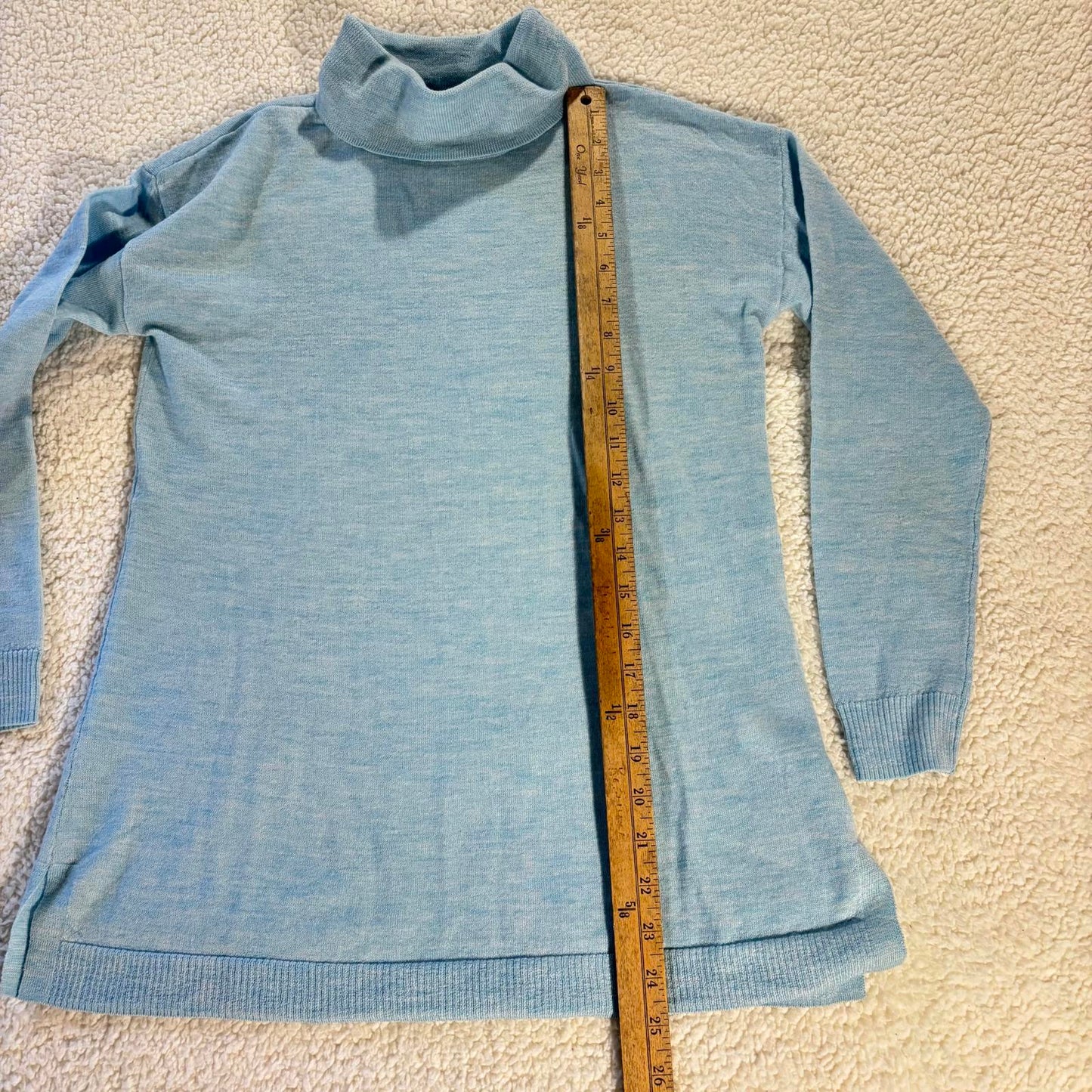 Talbots Women's 100% Merino Wool Pullover Mock Turtleneck Sweater Size SP Preppy