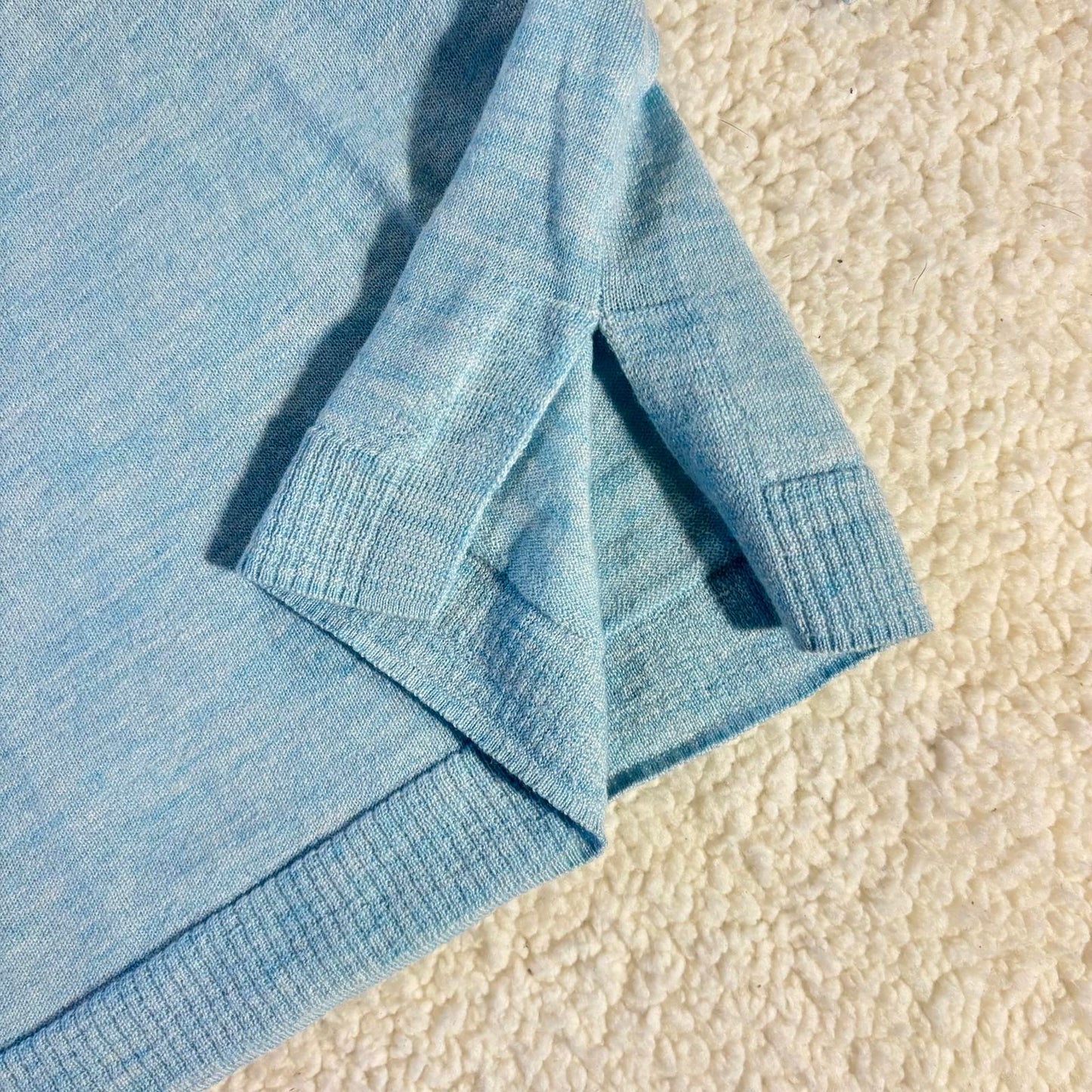 Talbots Women's 100% Merino Wool Pullover Mock Turtleneck Sweater Size SP Preppy