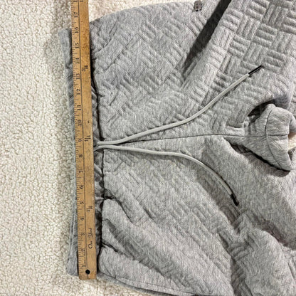 Nine West Women’s Active Quilted Joggers, Drawstring, Athleisure, Gray, Large