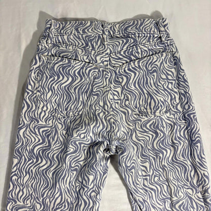 Abercrombie & Fitch Jeans The 90s Straight Ultra High Rise Size 25/0 Wavy Print