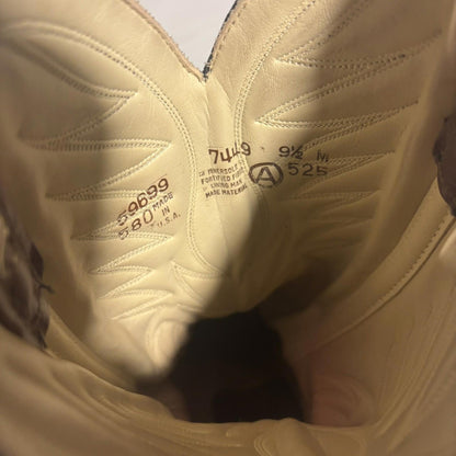 Women's Dingo Vintage Dark Rust/Brown Cowboy Western Boots Size 9.5 M