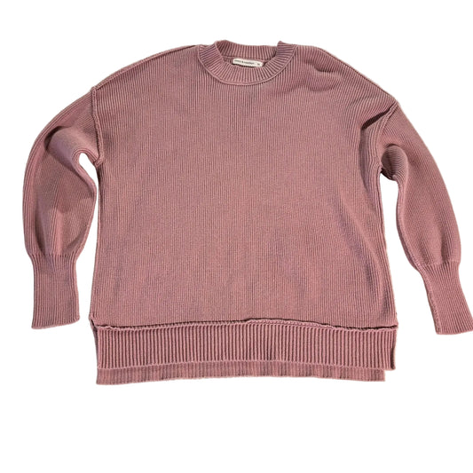 Moon & Madison Pink Knit Sweater Size Medium Cozy Modest EUC
