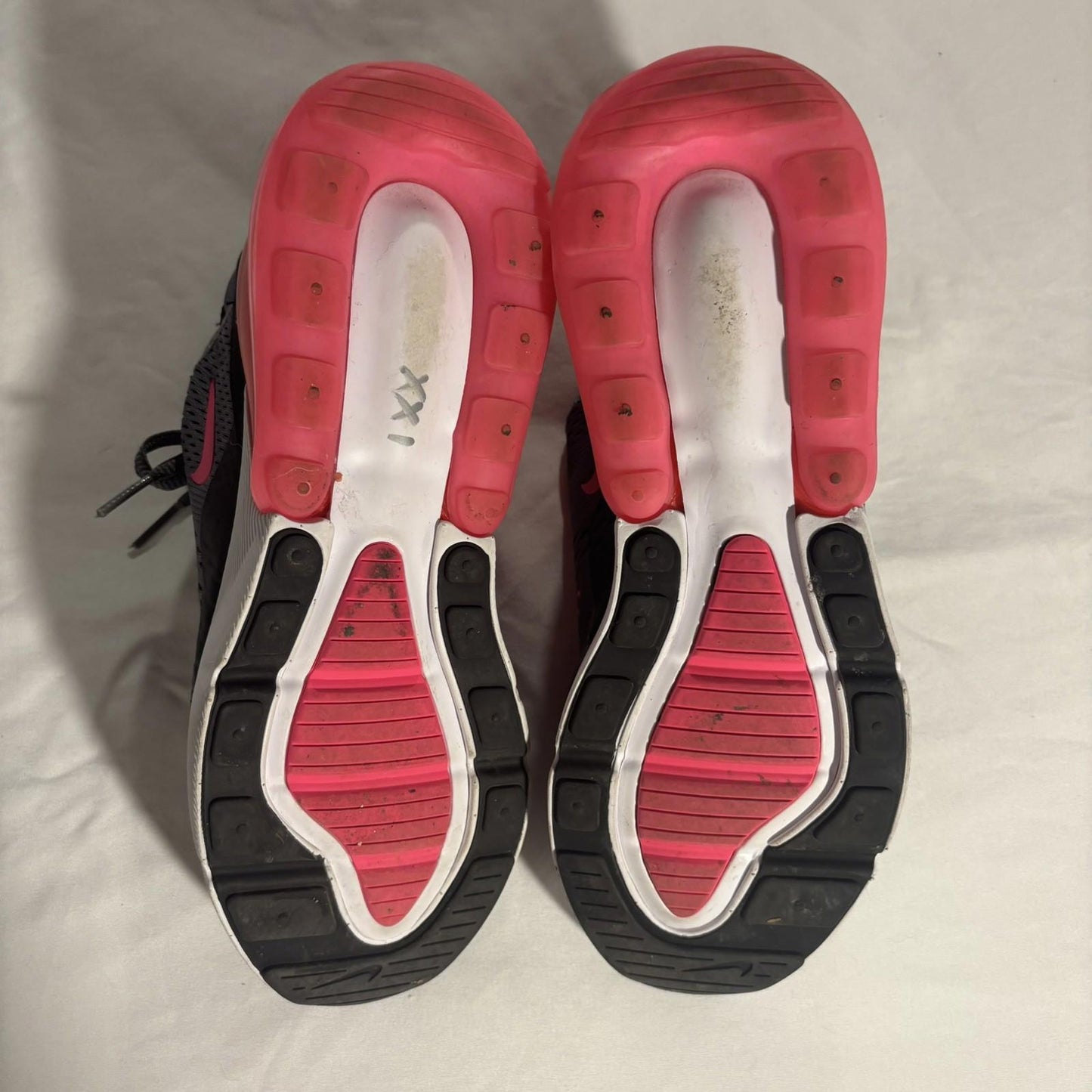 Nike Airmax 270 Smoke Grey/ Hyper Pink Sneakers 943345-031- SZ 7Y- 8.5 W