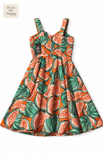 Hell Bunny Watermelon Print Extra Small - XS - Sundress NWT