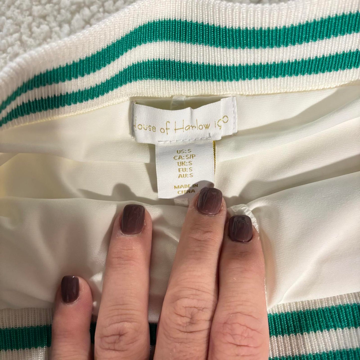 House of Harlow 1960 Sweater Knit Tennis Skort Skirt Women Sz S Golf Pickleball