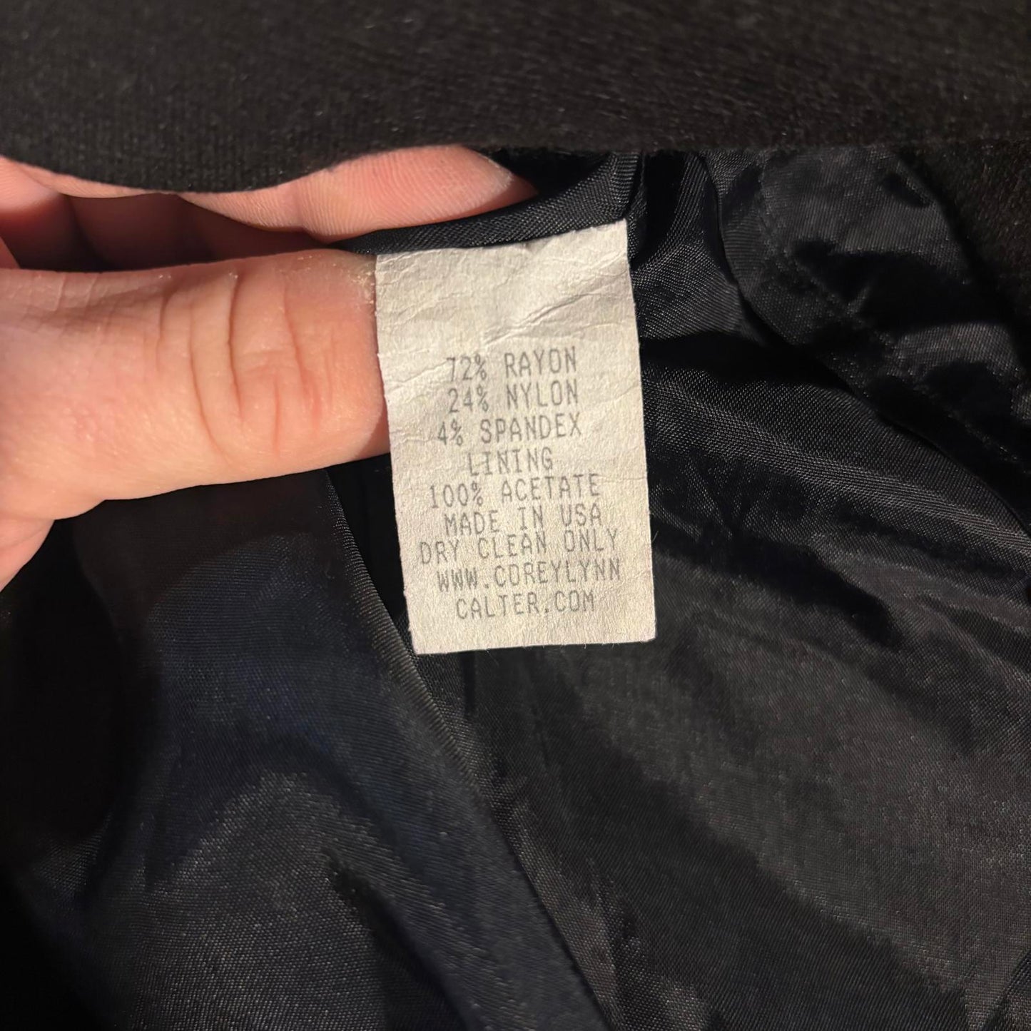 Anthropologie Corey Lynn Calter Black Preppy Dress with Gold Buttons size 8