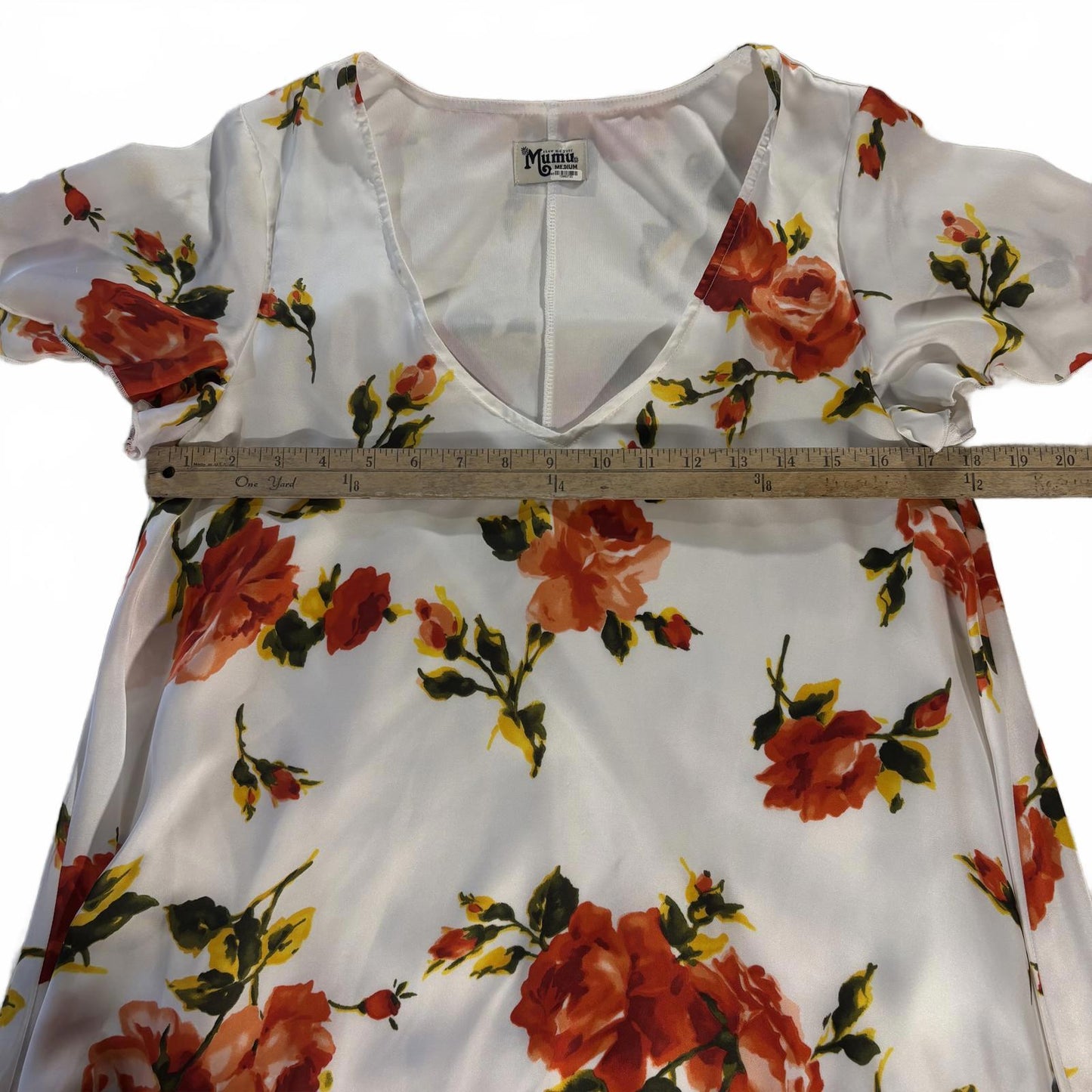 Show Me Your MuMu Rosa Bonita Short Sleeve Kylie Mini Flower Dress Size M Girly