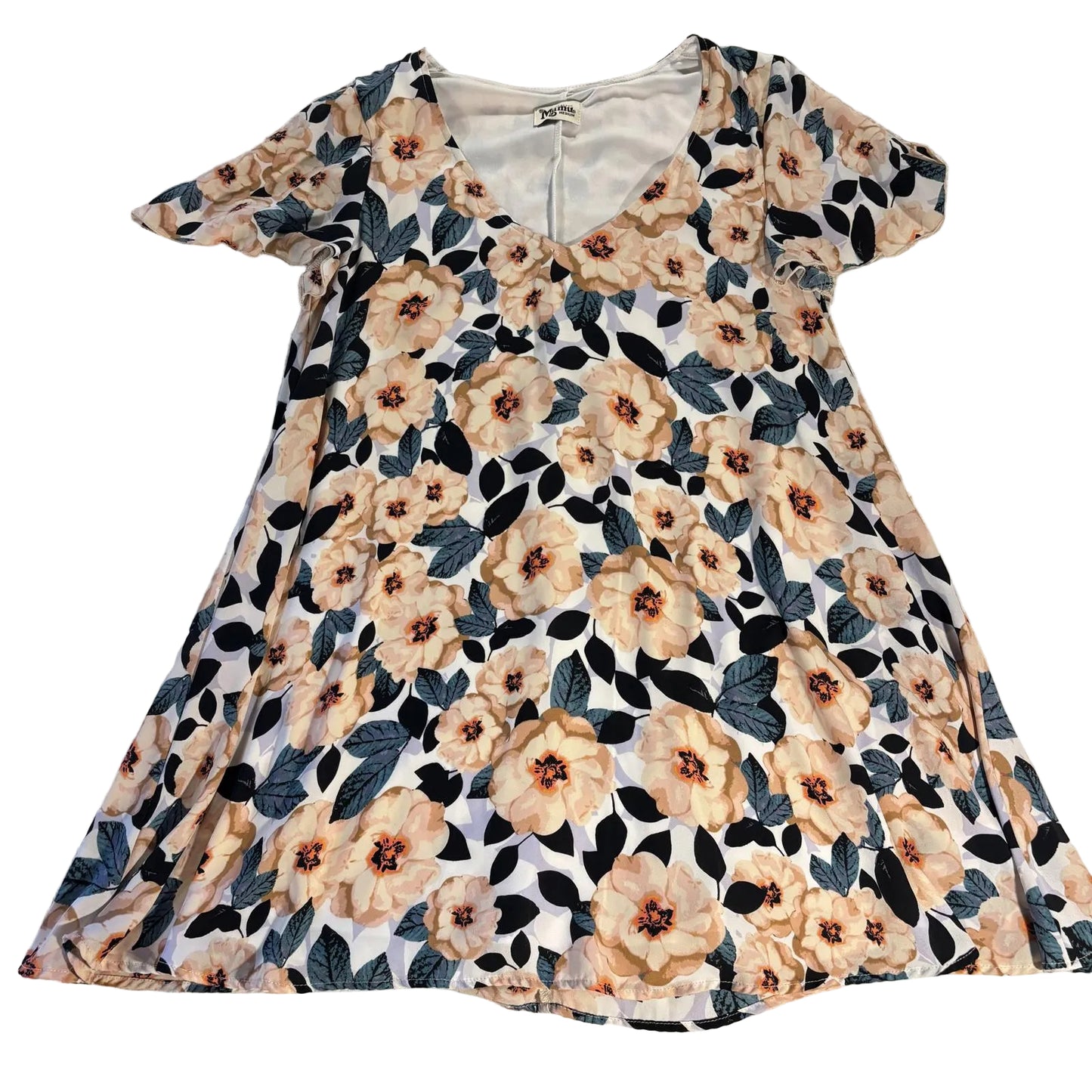 Show Me Your Mumu Kylie Mini Dress Girly Steel Magnolia V Neck Womens Size M