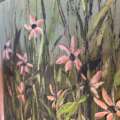 70's Floral Oil Painting *LOCAL PICKUP ONLY*