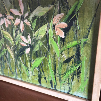70's Floral Oil Painting *LOCAL PICKUP ONLY*