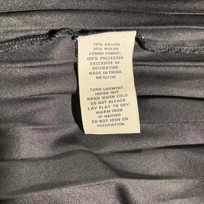 Nanette by Nanette Lepore Pleated Sweater Dress Holiday Glam Modest Size M Black