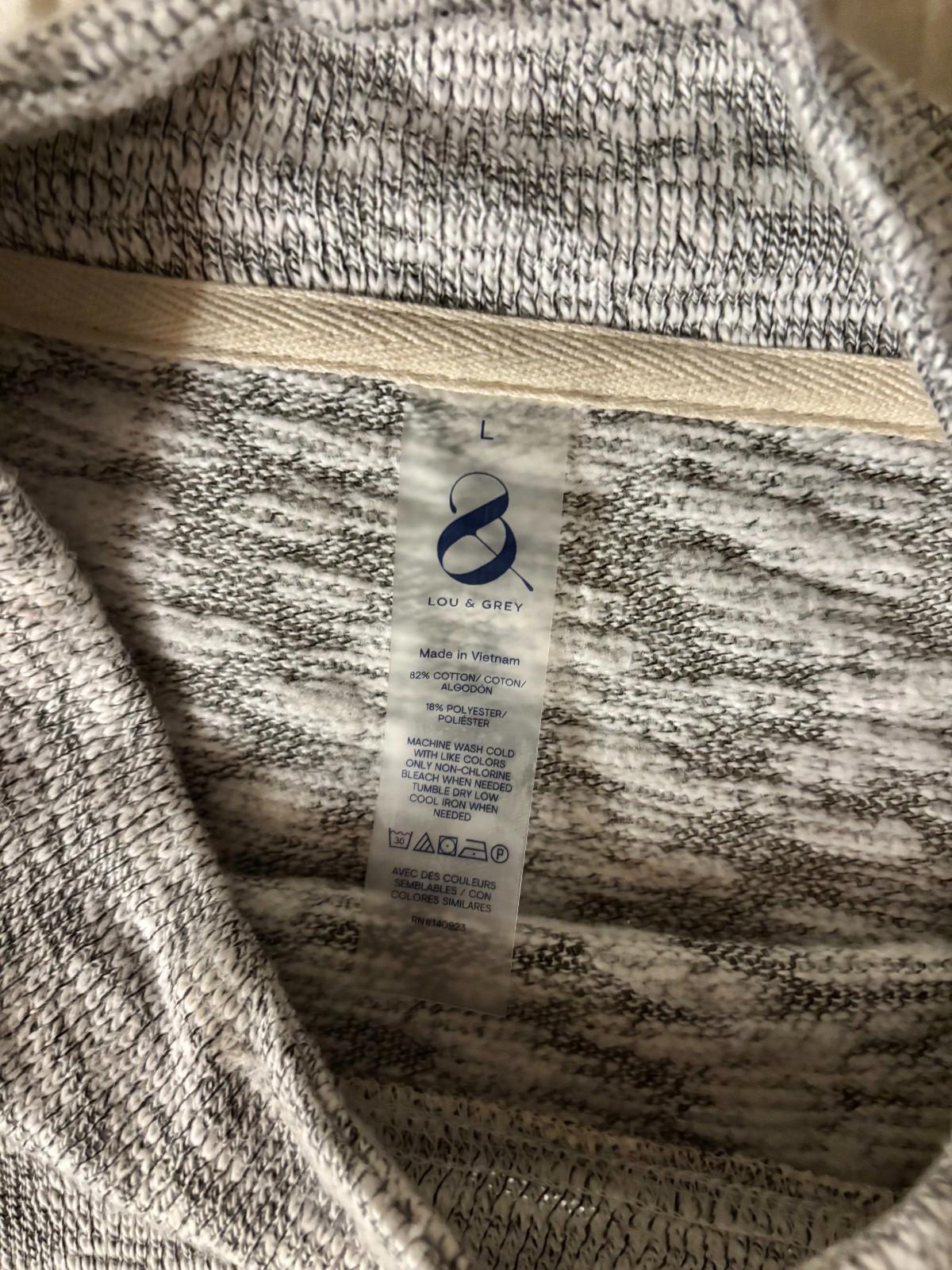 LOU & GREY Women's EUC knit pullover sweater - size L Large