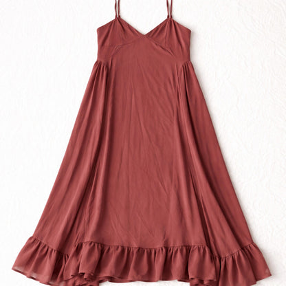 Future Collective Boho Women's Mauve Flowy Romantic Maxi Dress -Size XL