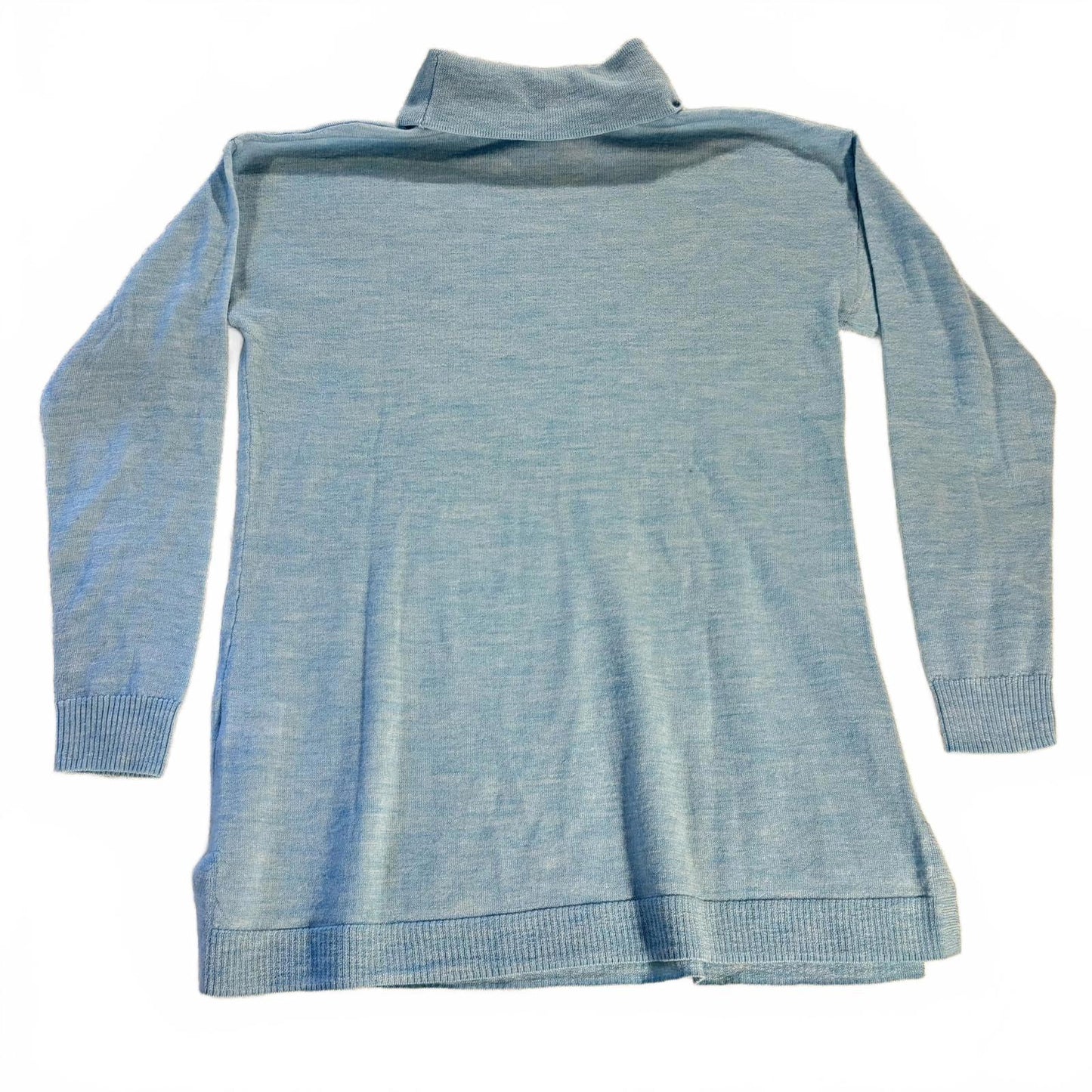 Talbots Women's 100% Merino Wool Pullover Mock Turtleneck Sweater Size SP Preppy