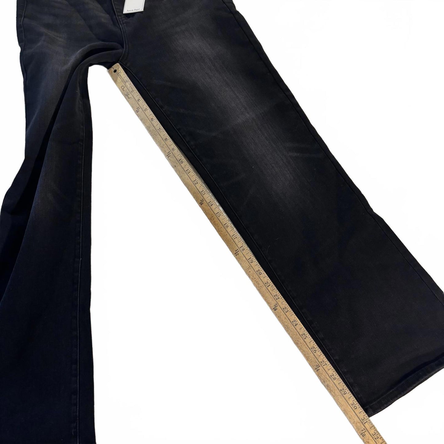 NWT JUDY BLUE Morgantown High Rise Straight Fit Black Jeans Sz 9/29 JB88646