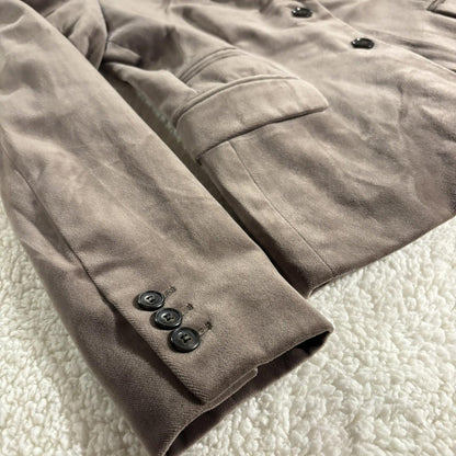 J. Crew Velvet Schoolboy 2 Button Blazer SZ 6 Workwear Classic Preppy Taupe