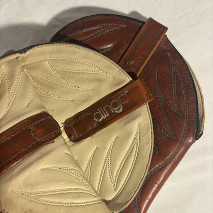 Women's Dingo Vintage Dark Rust/Brown Cowboy Western Boots Size 9.5 M