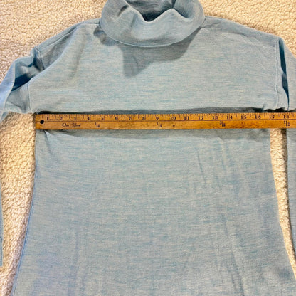 Talbots Women's 100% Merino Wool Pullover Mock Turtleneck Sweater Size SP Preppy